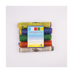 ธงสวดมนต์ทิเบต,ธงชาวพุทธผ้าฝ้ายคุณภาพสูง - Product Image 1