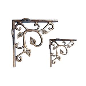 Zware metalen L-vormige plankbeugel, handgemaakte zwevende planksteun, hoekbeugel - Product Image 1