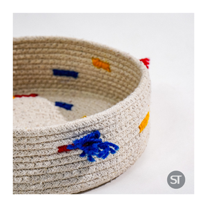 Premium Cotton Braided Storage Basket for Home, Nursery, Laundry, Living Room, Bedroom and Multipurpose Storage - Product Image 6