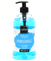 Savon liquide pour les mains 700 ML Parfum Citron-Frais Océanique-Rose-Olive Ingrédients Chimiques Eau Savon de Toilette Type VATAN Marque