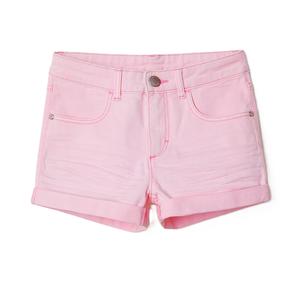 Pantalones cortos de mezclilla coloridos de verano a la moda para mujeres y niñas, pantalones cortos de mezclilla lavados a la moda - Product Image 6