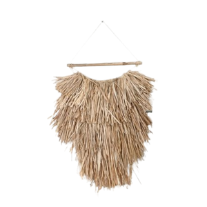 2023 Vente Chaude Boho Chic Géant Seagrass Accent-Impressionnant Bohème Tenture Murale et Vase Décor - Product Image 1