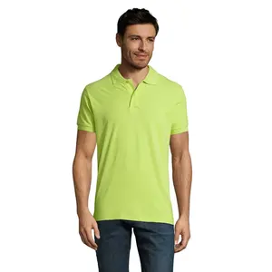 Camisas Polo de Primera Calidad 100% Algodón con Botones para Hombre, Camisa Polo Deportiva de Secado Rápido, Camisa Polo Transpirable de Manga Corta - Product Image 1