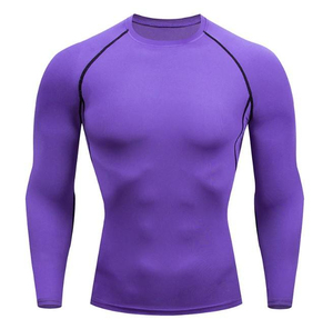 Servicio OEM y ODM Ropa de impresión RashGuard personalizada de fábrica de alta calidad para hombres Surf Buceo Rashguard Swim Quick Dry Rash Guard - Product Image 4