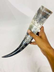 Auténtico Cuerno para Beber Hecho a Mano, Inspirado en los Vikingos, Estilo Animal, para Amantes de la Cerveza, la Hidromiel o el Vino - Product Image 6