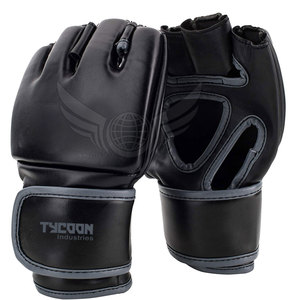 Gants MMA thaïlandais originaux en cuir robuste avec logo personnalisé Gants MMA à vendre - Product Image 1