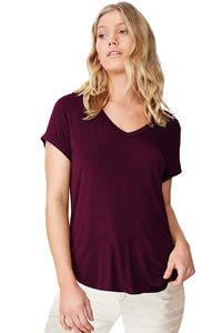 Camiseta de mujer de algodón suave y de moda con tela transpirable perfecta para atuendos diarios de verano Casuales - Product Image 3