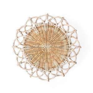 Wholesale <b>Rattan</b> <b>Placemat</b> Handmade From Natural Material For Dining Table Decoration And Serving Use - Product Image 1