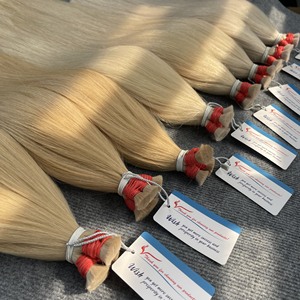 Oferta Especial: Extensiones de Cabello Vietnamitas Onduladas al Por Mayor, Cabello Rubio con Cutícula Alineada, Cabello Humano con Textura Natural Lisa, Sin Enredos - Product Image 3