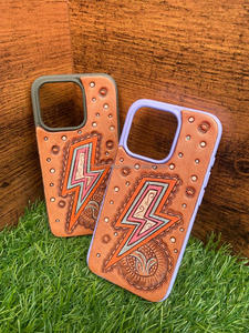 เคสโทรศัพท์หนังแท้15 Pro คุณภาพสูงสไตล์วินเทจ - Product Image 3