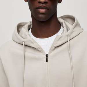 2025 nouveau à la mode personnalisé imprimé Logo hommes à capuche à manches longues dernier Style de rue vêtements d'hiver teint uni à vendre - Product Image 4