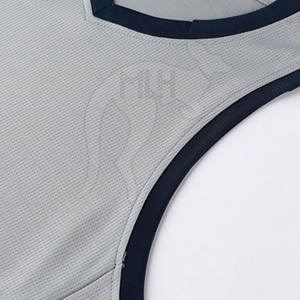 Uniforme de Baloncesto sin Mangas, Personalizable con Logotipo, Transpirable, Tallas Grandes, Unisex, para Deportes de Verano, 100% Poliéster, Secado Rápido, Venta Caliente - Product Image 3