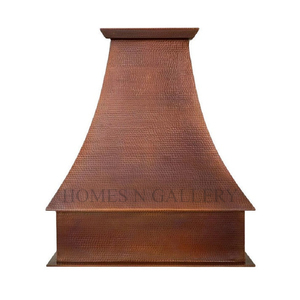 Meilleure finition Conception simple Cheminée murale Échappement Cuivre Hotte Canopy Cheminée Fabriqué par le fabricant et les exportateurs - Product Image 1
