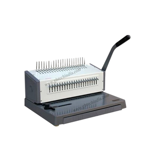 GBT CB-558 Machine à relier les peignes manuelle à usage intensif Corps en métal avec 21 trous Capacité A4 450 feuilles Marge réglable - Product Image 3