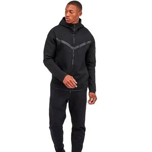 Logo personnalisé en gros hommes survêtements marque privée ensembles de jogging tricot 100% coton Premium Tech polaire survêtements pour hommes - Product Image 1