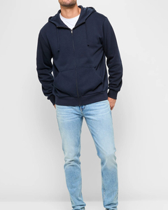 Sudadera con capucha y cremallera para hombre, deportiva, informal, de algodón, transpirable, de manga larga, para gimnasio, fitness, correr, uso diario, cómoda, versátil y a la moda. - Product Image 4