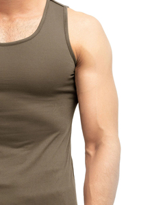 Camiseta sin mangas de compresión de alta calidad para hombre, camisetas sin mangas transpirables para ejercicio y gimnasio - Product Image 4