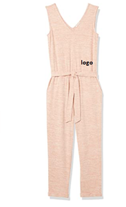 Combinaison en tricot sans manches pour femme, combinaison 48% Polyester 48% rayonne 4% Spandex, en Stock, importés, sans fermeture - Product Image 5