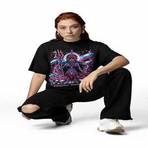 T-shirt vierge 100% coton personnalisé de haute qualité OEM/ODM T-shirt épais à col rond tendance pour hommes - Product Image 2