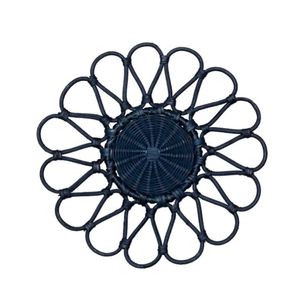 Nice Design Natural Rattan Flower <b>Placemat</b> Eco-friendly for Tableware Restaurants and Kitchen Ware Wholesale From Vietnam - Product Image 2