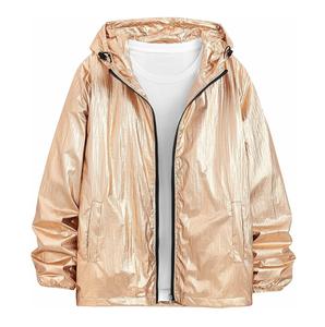 Chaqueta reflectante impermeable para hombre hecha directamente de fábrica, chaquetas reflectantes transpirables con cremallera y bolsillos - Product Image 1