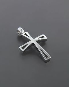 Collar con colgante de Cruz de Hierro de moda único de acero inoxidable gargantilla de moda para hombres y mujeres elegante personalizado al por mayor inoxidable - Product Image 1