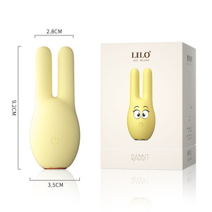 Ensemble de vibrateurs multi-fréquences rechargeables par USB - Formes de lapin, cerf, renard, éléphant pour femmes - Product Image 2
