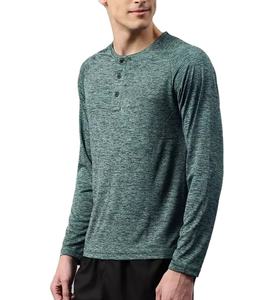 100% algodón rendimiento gimnasio Fitness camiseta patrón sólido manga corta de punto con característica anticontracción de talla grande - Product Image 1