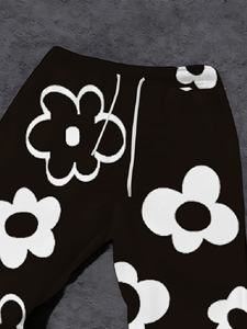 Pantalon de détente en polaire chaud, doux et décontracté, idéal pour les voyages, le sommeil et le confort à la maison - Product Image 3