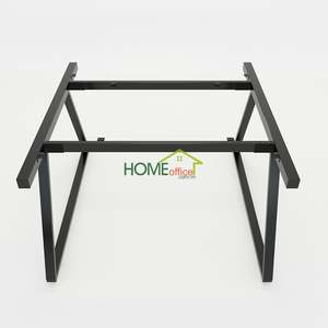 Bureau contemporain Concept II Trapeze II 120x120, assemblage en 2 parties, pieds ergonomiques, mélamine, bois moderne pour bureau HBTH014 - Product Image 5