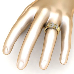 Nouvelle Arrivée Diamant Rond 925 En Argent Sterling Boucle De Ceinture Style Bande De Mariage Pour Les Femmes De Luxe Bague De Mode Au Meilleur Prix - Product Image 5