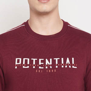 Nouveauté 2026 Survêtement décontracté pour homme imprimé/uni pour l'hiver |   Sweat-shirt à manches longues Pantalon de survêtement ample 100% coton Écologique - Product Image 5