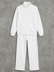 Ensemble de survêtements pour femmes à manches longues, nouvelle collection hiver, logo et design personnalisés, respirant, col montant, séchage rapide - Product Image 5