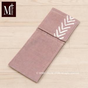 M + home Marshalls Porte-papier hygiénique moderne luxueux à un poteau Motif beige à chevrons Installation facile disponible - Product Image 4