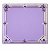Tapis de table de mahjong en microfibre, motif géométrique lavande, taille personnalisée, housse de table de jeu imprimée pour la maison, les clubs et les commandes OEM en gros