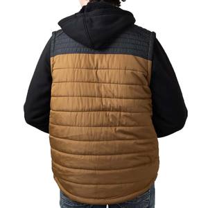 Nouveauté Vestes sans manches matelassées pour hommes avec poches avant Fabrication professionnelle Vestes sans manches légères pour hommes - Product Image 3