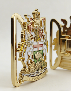 Boucle <span class=keywords><strong>de</strong></span> ceinture personnalisée en émail avec armoiries, boucle <span class=keywords><strong>de</strong></span> ceinture en métal plaqué or en relief 3D, boucle <span class=keywords><strong>de</strong></span> ceinture souvenir personnalisée pour hommes - Product Image 5