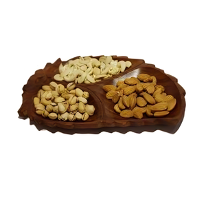 Plateau en bois pour table à manger de cuisine ou de chevet Design rustique fait à la main pour le service alimentaire ou la décoration intérieure - Product Image 6