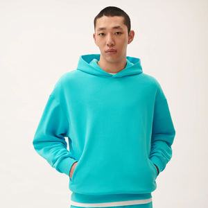 Sudadera con capucha de gran tamaño para hombre 2025, sudadera de algodón, ropa de calle de peso pesado, Top con capucha informal de manga larga a la moda - Product Image 1