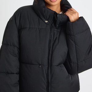 Chaqueta de Invierno Acolchada Extra Grande para Mujer, Ligera, Informal, de Alta Calidad, con Cierre de Cremallera, Cómoda, 2026 - Product Image 3