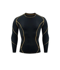 UPF 50 Compression personnalisé conçu hommes Sublimation imprimé respirant vêtements de sport MMA natation à manches courtes Rash Guard - Product Image 3