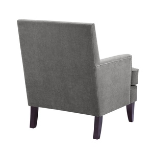 Contemporary <b>Square</b> Single Sofa with Multi-colored Fabric Upholstery - Product Image 3