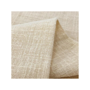 100% Lino Ligero Nudo arrugado Tela de color sólido para camisas Vestidos Textiles para el hogar Niñas Niños Transpirable Ecológico - Product Image 2