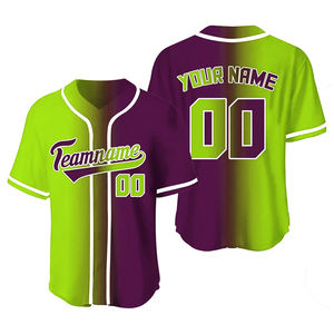 Camisas de poliéster transpirables con número de nombre de equipo de tela cómoda para camisetas de béisbol y softbol - Product Image 1