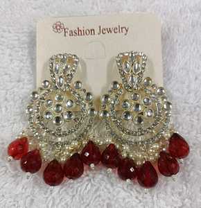 Pendientes de alta demanda de la India Joyería de moda para mujeres Trajes de trabajo de uso diario y looks de día Casuales - Product Image 6