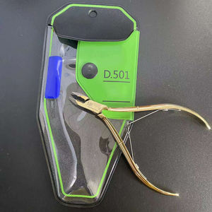 Ciseaux professionnels de la série D pour cuticules, coupe-peaux mortes, outils de manucure en acier inoxydable pour nail art - Product Image 1