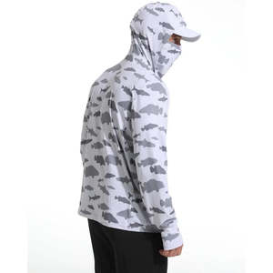 Sudadera atlética moderna con tecnología de secado rápido, capucha y máscara para el rendimiento diario al aire libre - Product Image 2