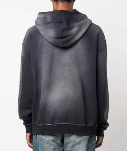 Hombres 100% algodón pulóver Sudadera con capucha 420gsm hombro caído Sudadera con capucha de gran tamaño personalizado Crop Hoodies - Product Image 6