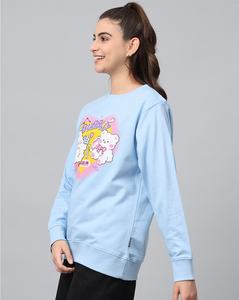 เสื้อสเวตเตอร์ผู้หญิงทรงหลวมพิมพ์ลายกราฟิกผ้าฝ้ายอินเดียผ้าถักโลโก้ด้านหลังจากผู้ผลิตแฟชั่นจำนวนมาก - Product Image 2