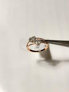 Anillo de oro macizo de 14K con diamante natural para compromiso, aniversario de boda o fiesta con certificado IGI - Product Image 5